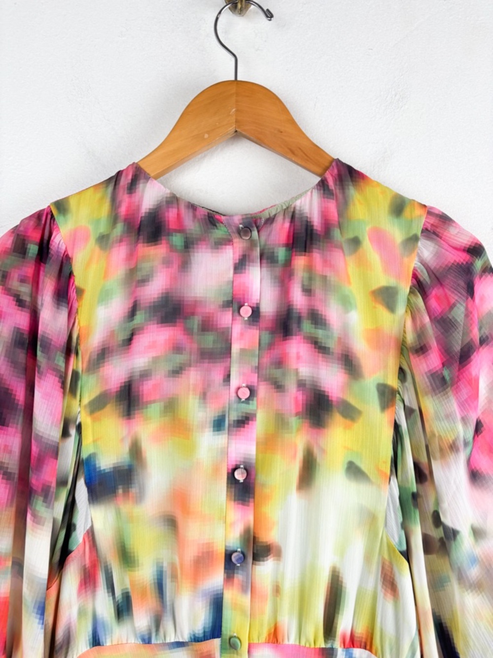 Alexis Leonie Crepe Mini Dress Sz M - Picture 6 of 12